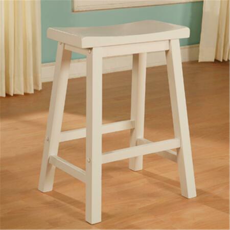 POWELL Color Story Pure White Counter Stool 270-430